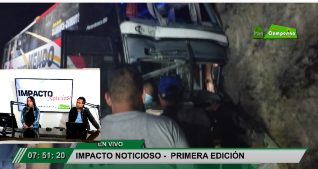 Vídeo/ Pasajeros que viajaban hacia la costa en el bus de transponte “Mendo”, se dieron el susto de sus vidas